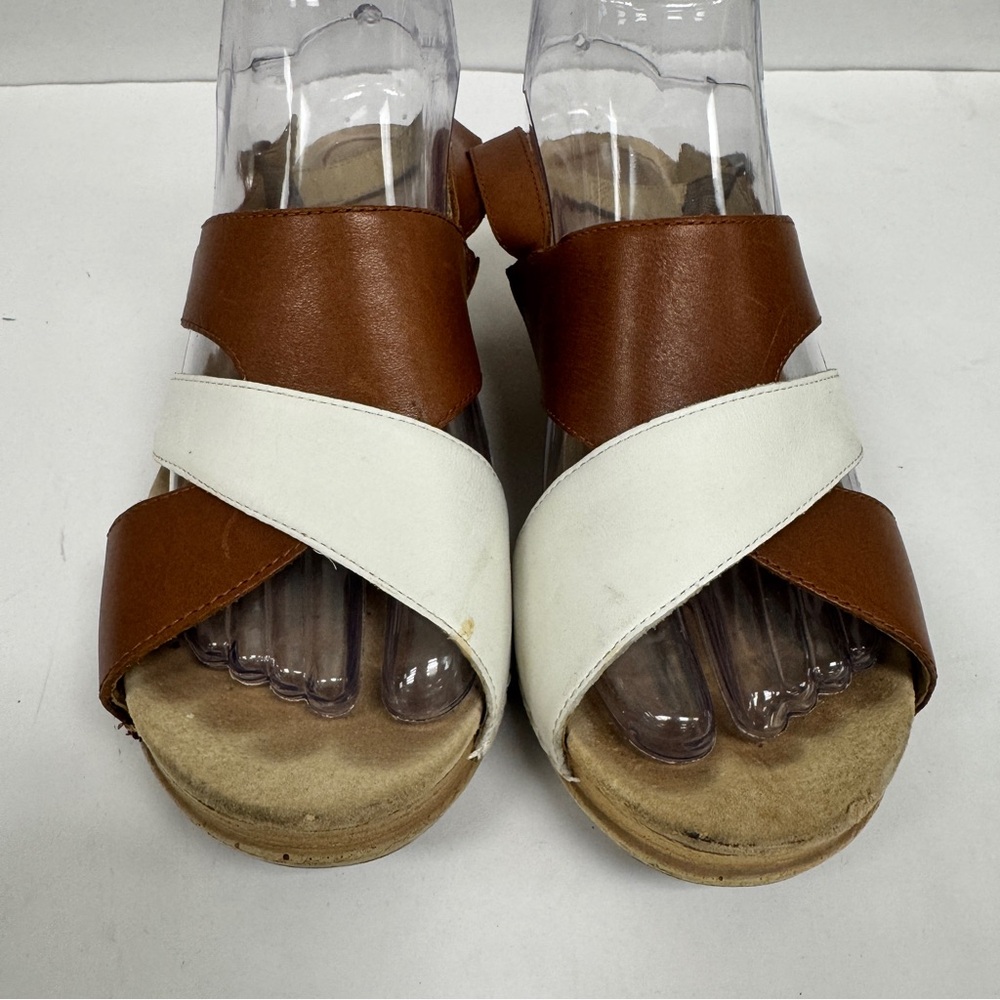 Dansko Leather Sandals Adult Size EU 36 US Size 6 Colorblock Buckle  Womens